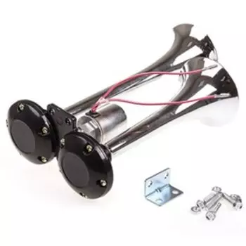 УЦЕНКА Сигнал звуковой Skyway NAUTILUS, воздушный, L=290/220 мм 12/24 В 120 Дцб, 10 А