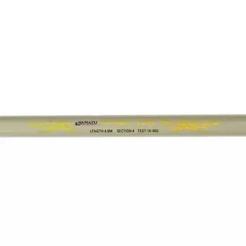 Удилище стеклопластиковое б/к NAMAZU TENSAI Pole, 4 м, тест 10-40 г, жёлтый