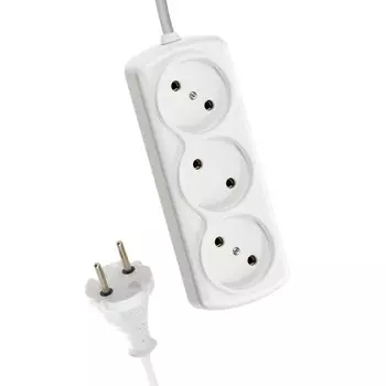 Удлинитель КОСМОС YKsm5m-3g(6A)S, 3х5м, 6А,IP20, ПВС 2х0.75
