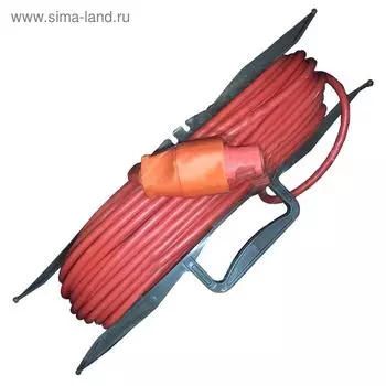 Удлинитель на рамке GLANZEN, 1 розетка, 10 м, ПВС 2*0.75, ER-10-001