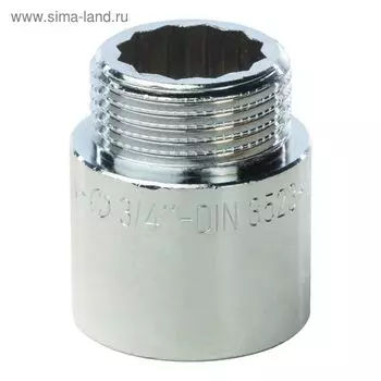 Удлинитель STOUT SFT-0002-003425, 3/4" x 25 мм, хромированный