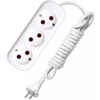 Удлинитель UNIVersal 639М-02, 3х2м, 6А, IP20, ПВС 2х0.75