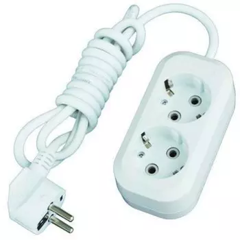 Удлинитель UNIVersal 9631975 2х7м, 10А, IP20, ПВС 3х1