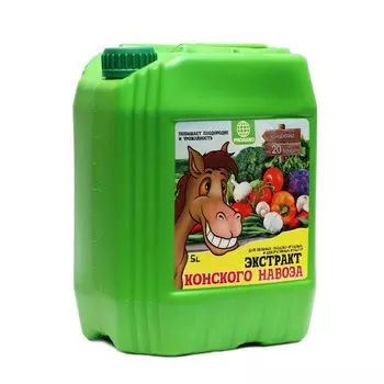 Удобрение органическое конский навоз, экстракт, PROAGRO, канистра, 5 л