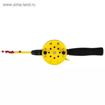 Удочка зимняя, пластик, с неопреновой ручкой, 35 см