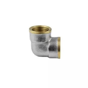 Угольник Aquasfera 9001-05, 1 1/2", внутренняя/внутренняя резьба, никелированная латунь