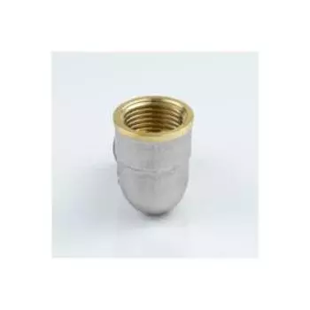 Угольник Aquasfera 9006-01, 1/2", внутренняя/наружная резьба, никелированная латунь