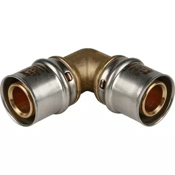 Угольник-пресс STOUT SFP-0009-002626, d=26 мм х 90°, латунь