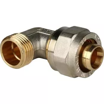 Угольник STOUT SFS-0006-001220, 1/2"x20 мм, наруж. резьба, для металлопласт. труб, винтовой