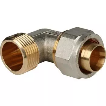 Угольник STOUT SFS-0006-011432, 1 1/4"x32 мм, наруж.резьба, для металлопласт.труб, винтовой