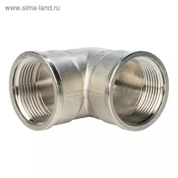 Угольник STOUT SFT-0014-000114, 1 1/4", внутренняя/внутренняя резьба, никелированная латунь
