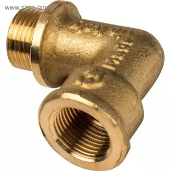 Угольник STOUT SFT-0015-000038, 3/8", наружная/внутренняя резьба, с упором