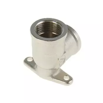 Угольник Valtec, 1/2", внутренняя резьба, с креплением
