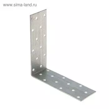 Уголок крепёжный 120х120х40х2 мм, оцинкованный