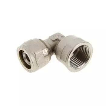 Уголок Valtec, обжимной, 16 мм х 1/2" внутренняя резьба
