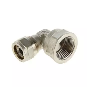 Уголок Valtec, обжимной, 16 мм х 3/4" внутренняя резьба