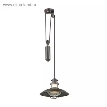 Уличный светильник IP23 DANTE, 1x60Вт, E27, IP23, цвет коричневый