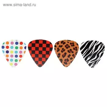 Упаковка медиаторов D'Andrea RPPAM Patterns 12шт, средние, повторяющийся узор