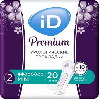 Урологические прокладки iD Light Premium Mini 20 шт