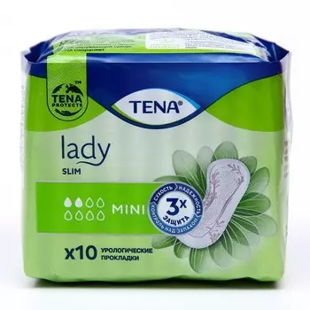 Урологические прокладки Tena Lady Slim Min 10 шт.
