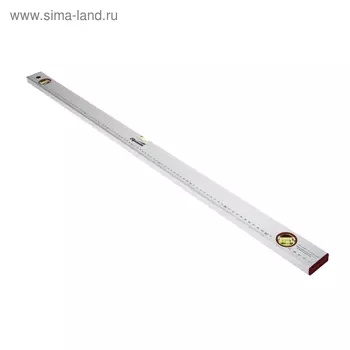 Уровень алюминиевый Sparta, 100 см, 3 глазка, линейка