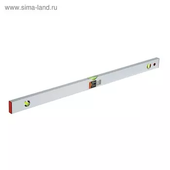 Уровень алюминиевый SPARTA, 80 см, 3 глазка, линейка
