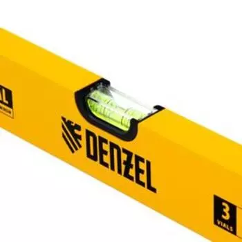 Уровень Denzel 33685, алюминиевый, фрезерованный, 3 глазка, 1500 мм