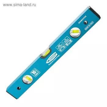 Уровень GROSS, алюминиевый усиленный, 100 см, 3 глазка