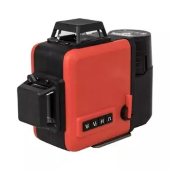 Уровень лазерный AMO LN 3D-360 RED, 20 м, 2 луча, 635 Hm, 2 класс, 360°
