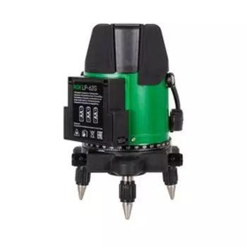 Уровень лазерный RGK LP-62G, 30 м, 2 луча, 650 Hm, 5/8", 2 класс
