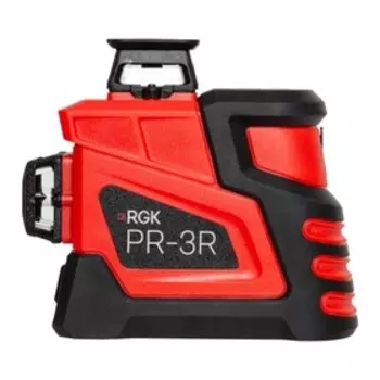 Уровень лазерный RGK PR-3R, 20 м, 360°, 3 луча, 515 Hm, 1/4", 5/8"