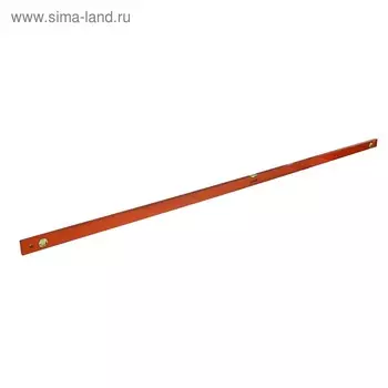 Уровень SPARTA, 200 см, алюминиевый, 3 глазка, оранжевый, линейка