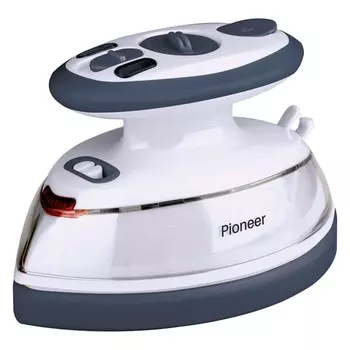 Утюг дорожный Pioneer SI1005, 20 г/мин, 40 мл, цвет синий-белый