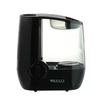 Увлажнитель воздуха KELLI KL-1723, паровой, 325 Вт, 5 л, черный