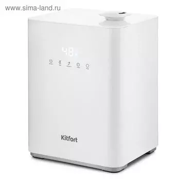 Увлажнитель воздуха Kitfort КТ-2809, ультразвуковой, 110 Вт, 4.3 л, 20 м2, белый