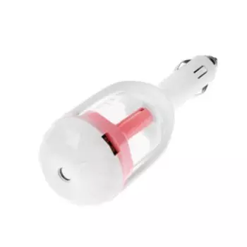 Увлажнитель воздуха в прикуриватель, USB, розовый
