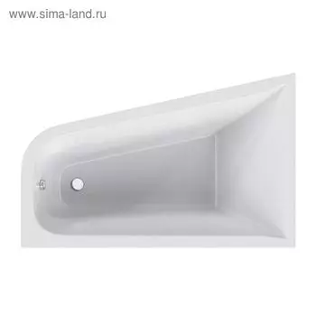 Ванна акриловая AM.PM Spirit W72A-160L100W-A2, 160 x 100 см, левая, белая