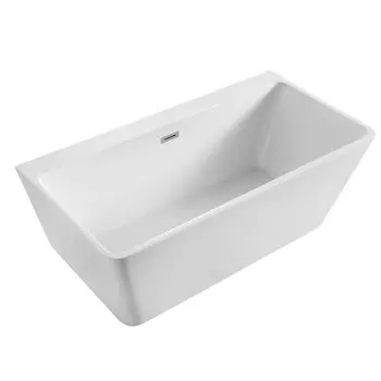 Ванна акриловая Azario OXFORD 170х83х65 см, пристенная, сифон, рама, белая