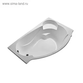 Ванна акриловая Eurolux ALEXSANDRIA, 170х110х47 см, левая, без каркаса