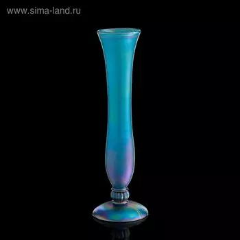 Ваза интерьерная "Sea Grass", голубая, 45 см