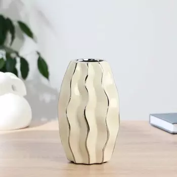 Ваза «Ивори», 7618 см, керамика, белая