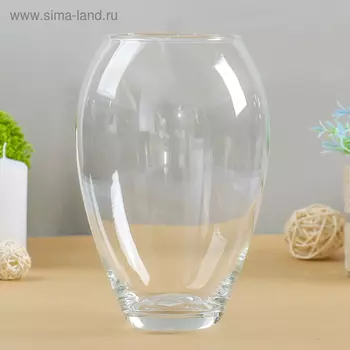 Ваза «Клавдия», средняя, 1.6 л, d=9 см, 2012 см, стекло, прозрачная