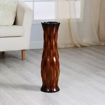 Ваза напольная «Мавис», талия, 1660 см, d=12.5 см, керамика, коричневая