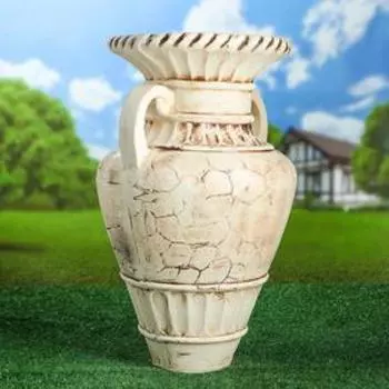 Ваза садовая "Амфора Помпея", шамот, 60 см