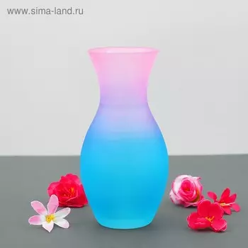 Ваза "Весна" 18/1 радуга матовая 18см МИКС