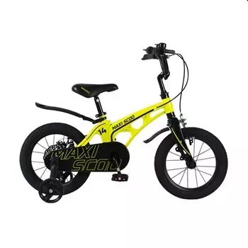 Велосипед 14" Maxiscoo Cosmic, цвет жёлтый