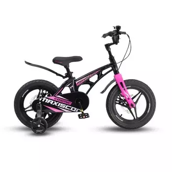 Велосипед 14'' Maxiscoo COSMIC Deluxe Plus, цвет Черный Жемчуг