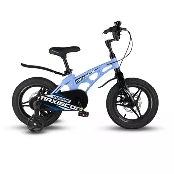 Велосипед 14'' Maxiscoo COSMIC Deluxe Plus, цвет Небесно-Голубой Матовый