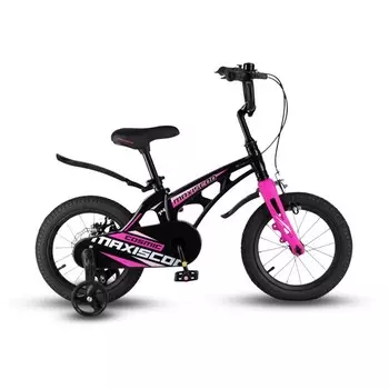Велосипед 14'' Maxiscoo COSMIC Стандарт Плюс, цвет Черный Жемчуг