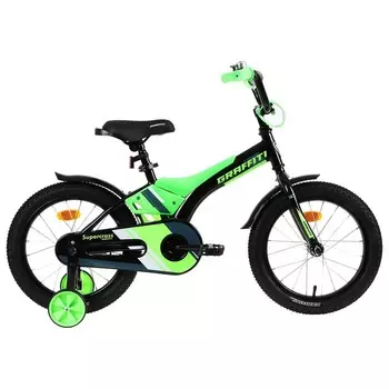 Велосипед 16" GRAFFITI Super Cross, цвет зелёный